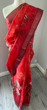 Load image into Gallery viewer, Velvet tussar silk saree 4115
