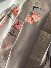 Load image into Gallery viewer, Velvet tussar silk saree 4116