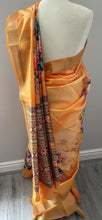 Load image into Gallery viewer, Velvet tussar silk saree 4117