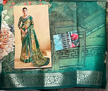 Load image into Gallery viewer, Velvet tussar silk saree 4190