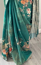 Load image into Gallery viewer, Velvet tussar silk saree 4190