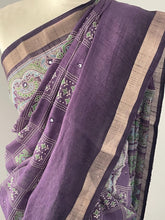 Load image into Gallery viewer, cotton slub saree 4135