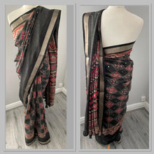 Load image into Gallery viewer, cotton slub saree 4133