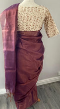 Load image into Gallery viewer, Khadi tissue saree 4151