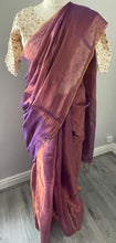 Load image into Gallery viewer, Khadi tissue saree 4151