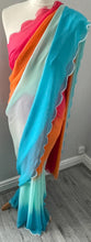 Load image into Gallery viewer, Georgette colour layer saree 4159