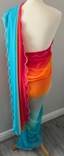 Load image into Gallery viewer, Georgette colour layer saree 4159