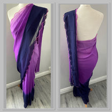 Load image into Gallery viewer, Georgette colour layer saree 4161