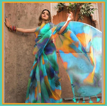 Load image into Gallery viewer, Orgenza saree 4070