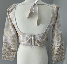 Load image into Gallery viewer, long sleeve saree blouse 4106