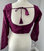 Load image into Gallery viewer, Long sleeve chickenkari embroidery blouse 4108