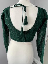 Load image into Gallery viewer, Long sleeve chickenkari embroidery blouse 4111