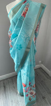 Load image into Gallery viewer, Velvet tussar silk saree 4112