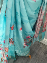 Load image into Gallery viewer, Velvet tussar silk saree 4112
