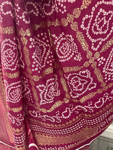Load image into Gallery viewer, Bandhni print saree 4129