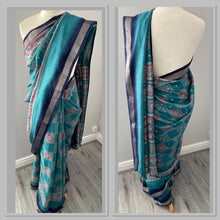 Load image into Gallery viewer, cotton slub saree 4134