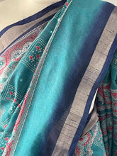 Load image into Gallery viewer, cotton slub saree 4134