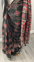 Load image into Gallery viewer, cotton slub saree 4133