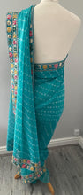 Load image into Gallery viewer, Bandhni print saree 4167 ( dudhyari colour )
