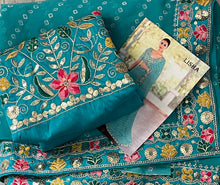 Load image into Gallery viewer, Bandhni print saree 4167 ( dudhyari colour )