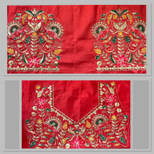 Load image into Gallery viewer, Bandhni print saree 4164 ( coral )