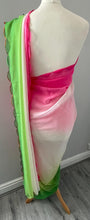 Load image into Gallery viewer, Georgette colour layer saree 4160