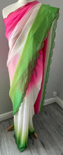 Load image into Gallery viewer, Georgette colour layer saree 4160