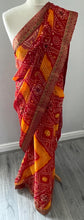 Load image into Gallery viewer, Bandhni print chiffon saree 4178