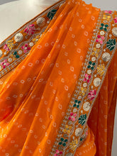Load image into Gallery viewer, Bandhni print saree 4163