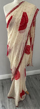 Load image into Gallery viewer, chiffon bandhni print saree 4191
