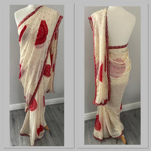 Load image into Gallery viewer, chiffon bandhni print saree 4191