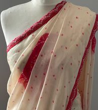 Load image into Gallery viewer, chiffon bandhni print saree 4195