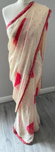 Load image into Gallery viewer, chiffon bandhni print saree 4195