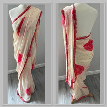 Load image into Gallery viewer, chiffon bandhni print saree 4195