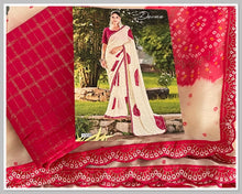 Load image into Gallery viewer, chiffon bandhni print saree 4195