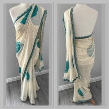 Load image into Gallery viewer, chiffon bandhni print saree 4196