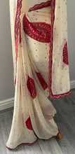Load image into Gallery viewer, chiffon bandhni print saree 4197