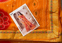 Load image into Gallery viewer, Bandhni print chiffon saree 4183