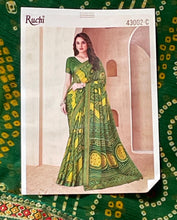 Load image into Gallery viewer, Bandhni print chiffon saree 4174