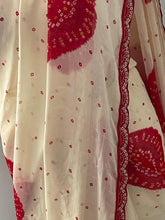 Load image into Gallery viewer, chiffon bandhni print saree 4191