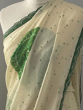 Load image into Gallery viewer, chiffon bandhni print saree 4199