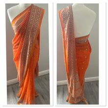 Load image into Gallery viewer, Lariya print saree 1842