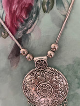Load image into Gallery viewer, oxidised necklace ( no earrings ) 4317