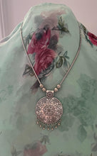 Load image into Gallery viewer, oxidised necklace ( no earrings ) 4317