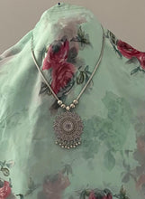 Load image into Gallery viewer, oxidised necklace ( no earrings ) 4318