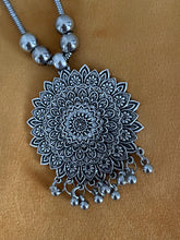 Load image into Gallery viewer, oxidised necklace ( no earrings ) 4318