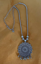 Load image into Gallery viewer, oxidised necklace ( no earrings ) 4318