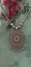 Load image into Gallery viewer, oxidised necklace ( no earrings ) 4318