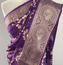 Load image into Gallery viewer, Soft dolla silk saree 4081
