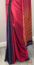Load image into Gallery viewer, Satin silk saree 3084